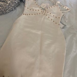 Studded Bandage Mini Dress